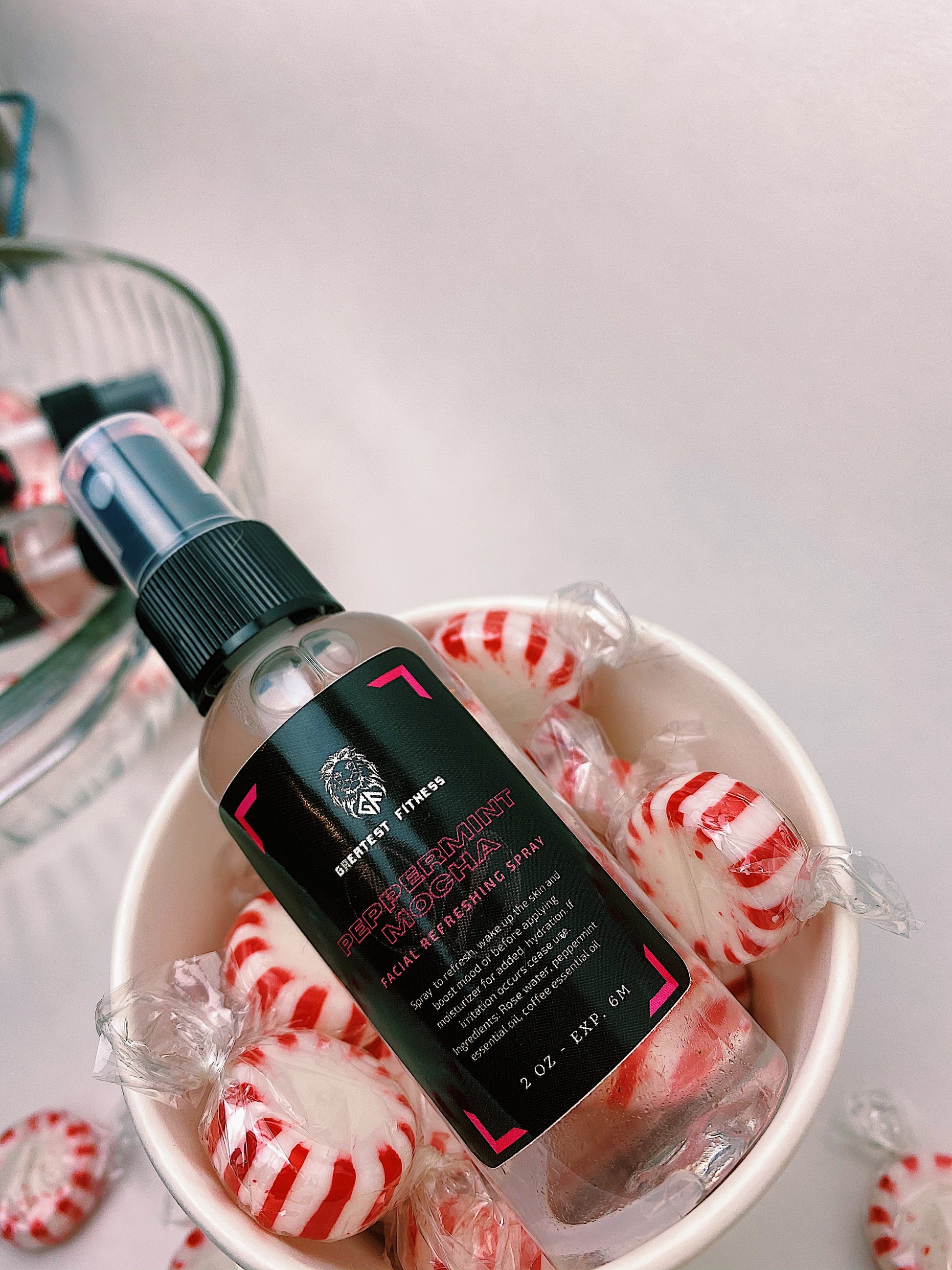 Rosewater and Peppermint Daily Moisturizing/Refreshing Spray